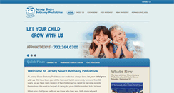 Desktop Screenshot of jsbethanypediatrics.com
